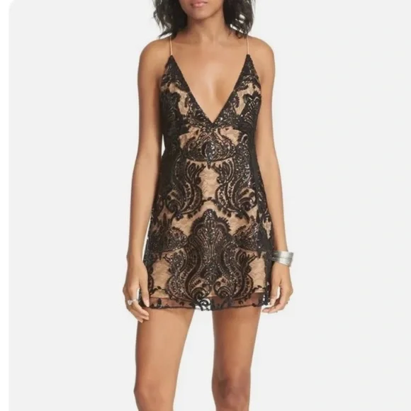 Free People | Dresses | Free People Black Night Shimmers Mini Lace Dress | Poshmark Free People | Dresses | Free People Black Night Shimmers Mini Lace Dress | Poshmark